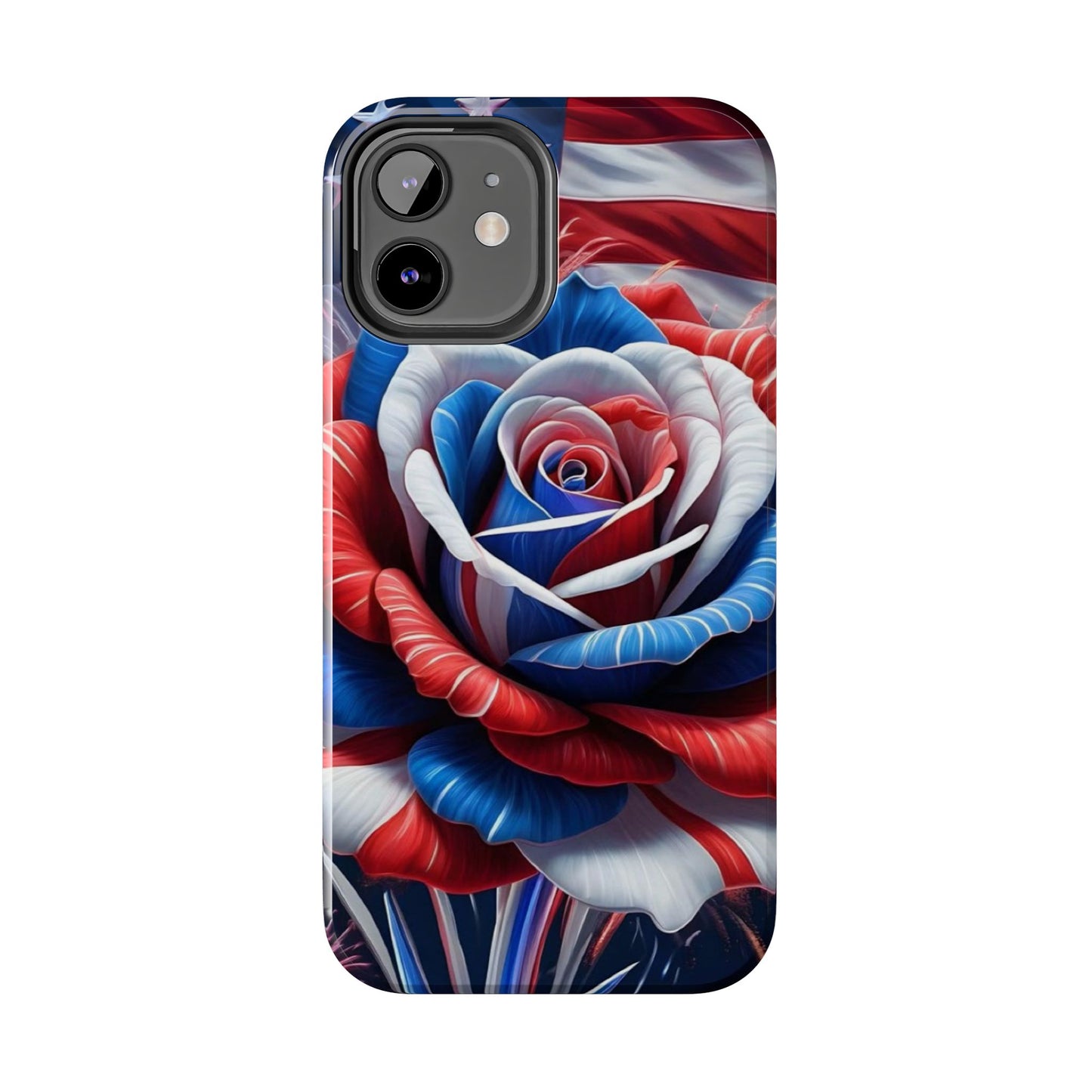 Freedom Rose patriotic Phone Case iPhone compatible models 11-16