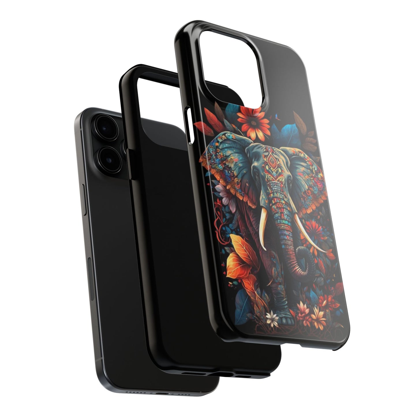 Autumn Elephant Bliss unique phone case- iPhone compatible