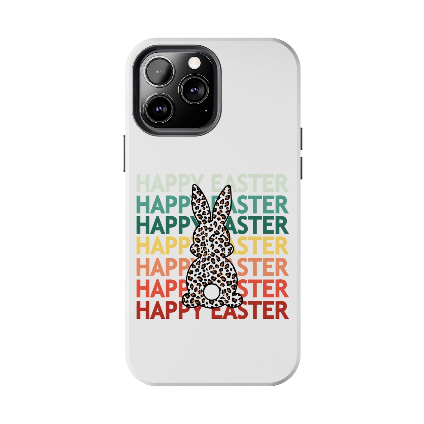 Happy Easter leopard print Spring Phone Case iPhone compatible