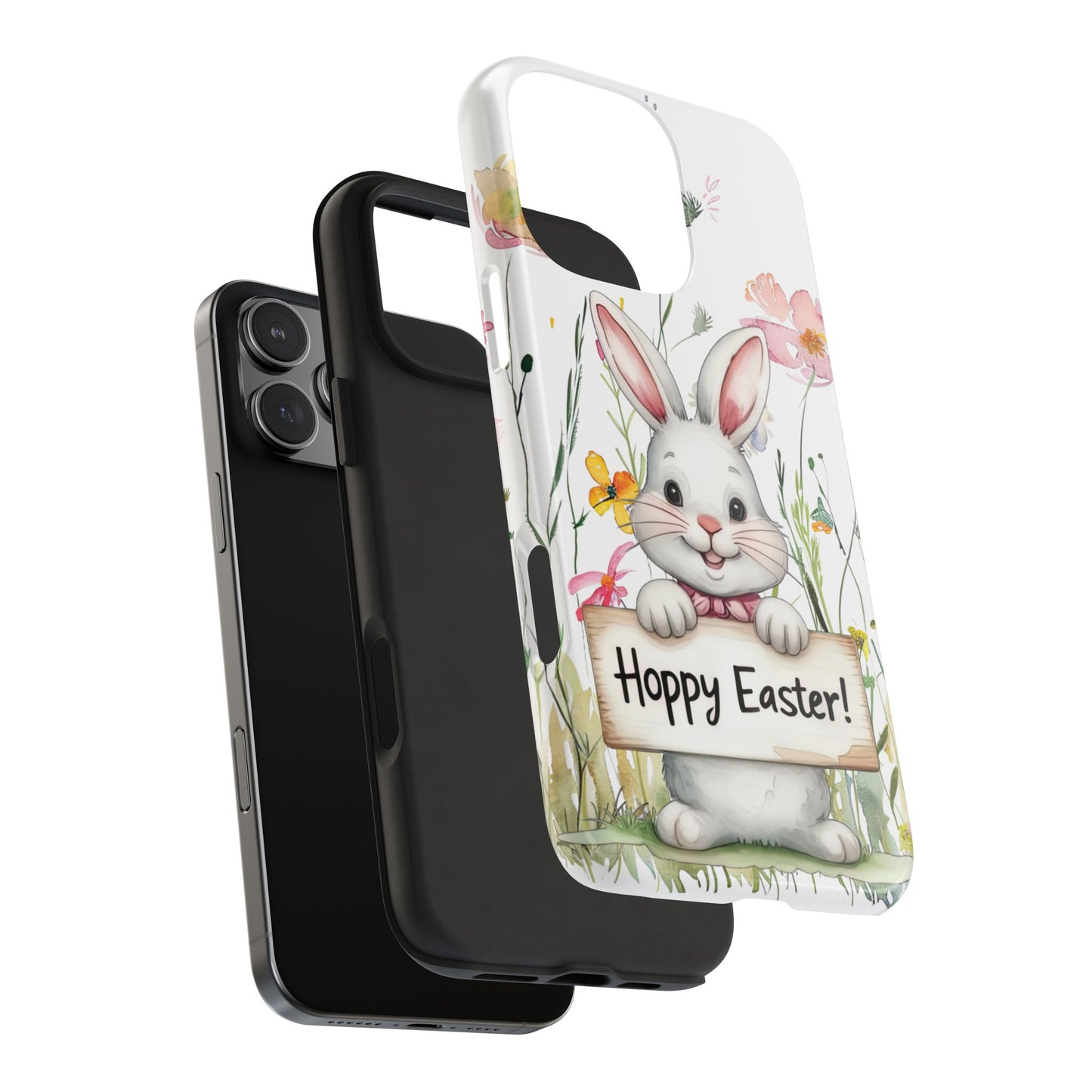 Spring hoppy Easter bunny Phone Case iPhone compatible