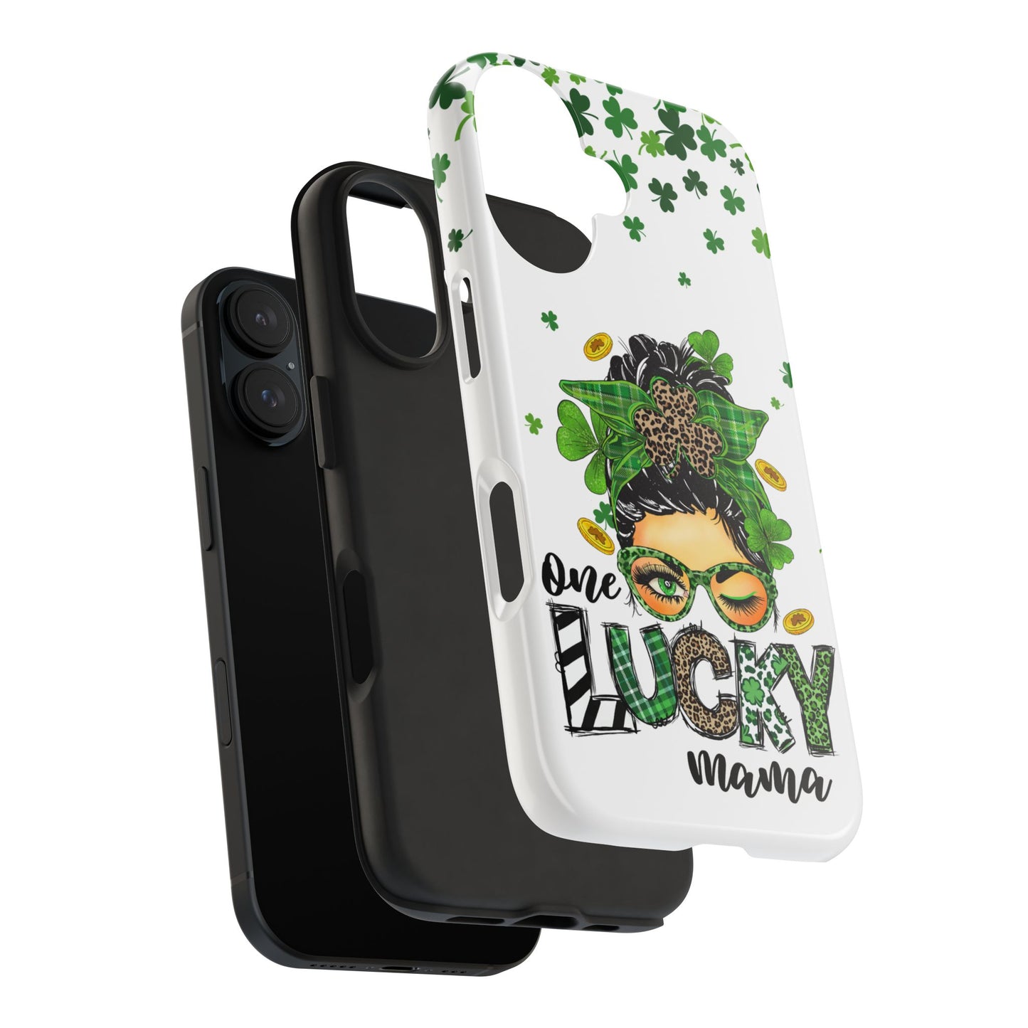 St. Patrick's phone case- "One lucky mama"- Compatible with iPhone