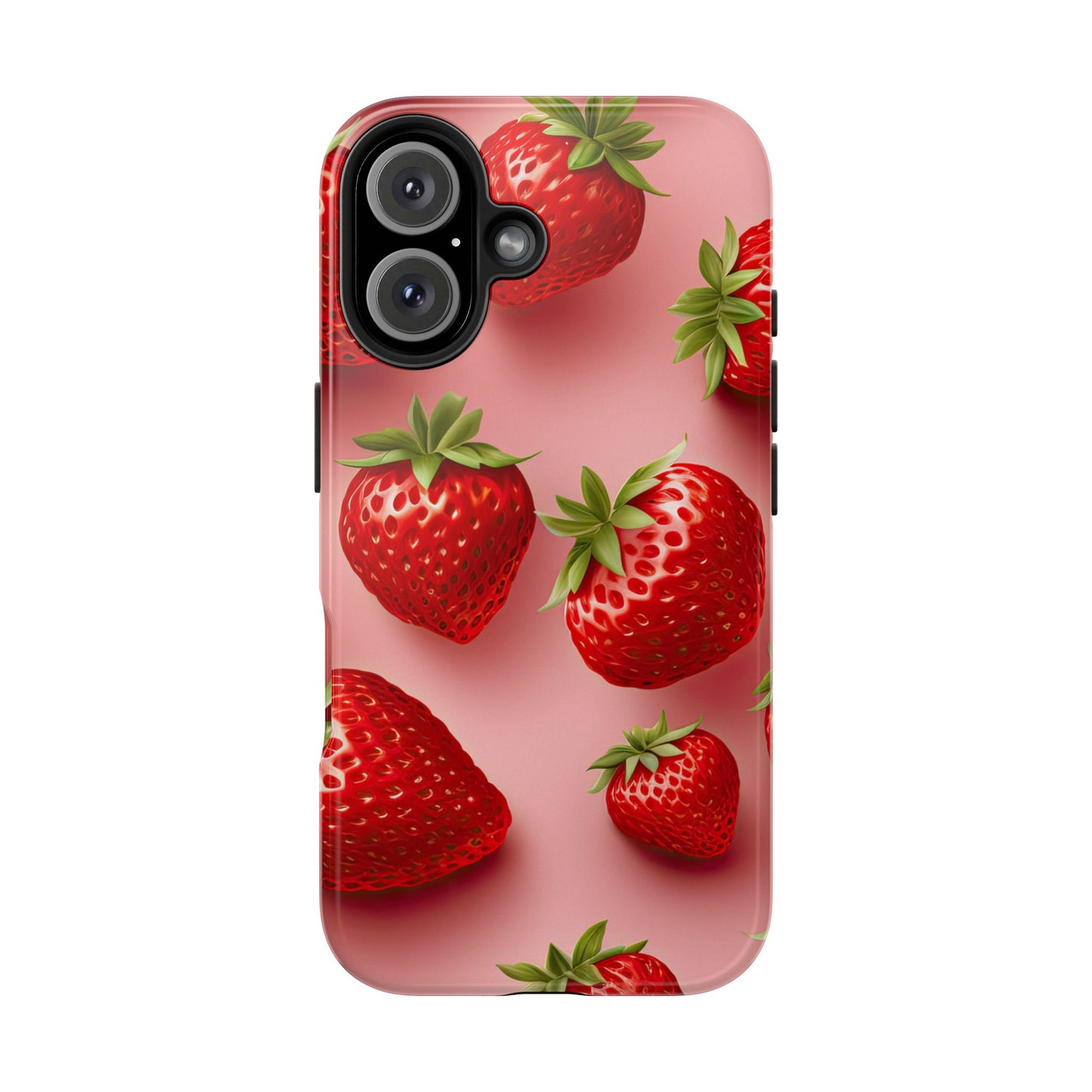 Strawberry dream summer aesthetics iPhone case. Compatible with iPhone models 11-16 Custom phone case for smartphones. design for Girls, Woman