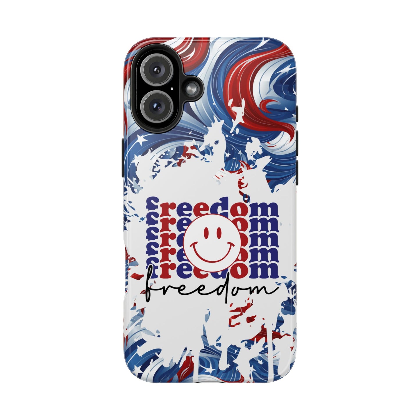 Freedom 4th of July phone case- iPhone compatible models 11-16