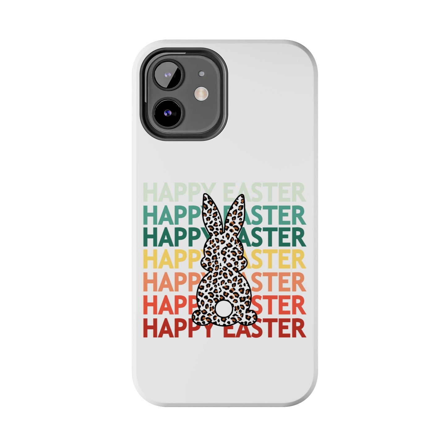 Happy Easter leopard print Spring Phone Case iPhone compatible