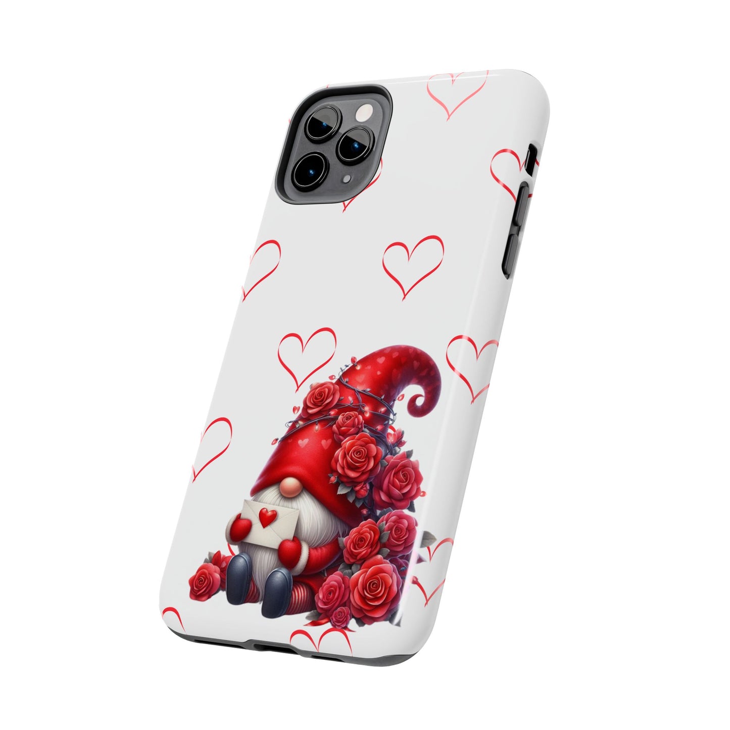 Love letter Gnome-Valentines day iPhone case- Romantic & stylish design