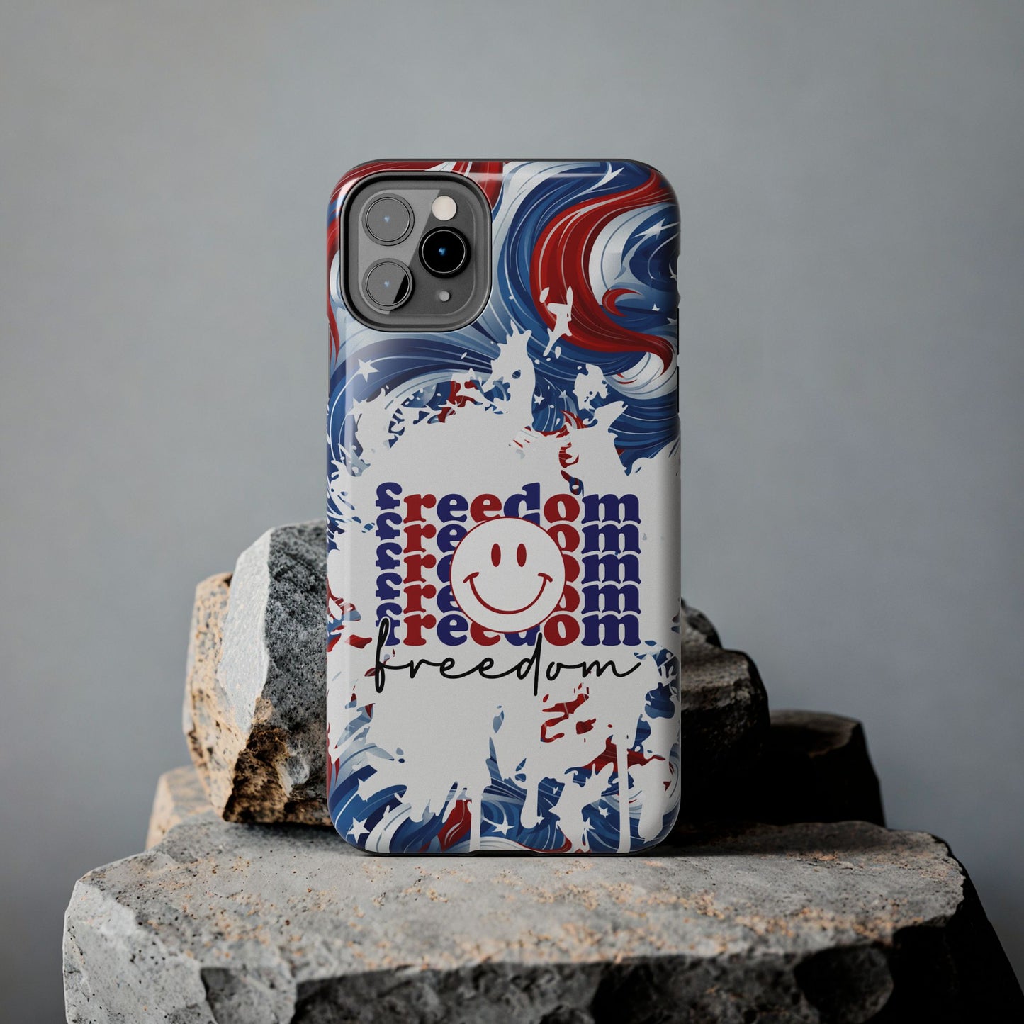 Freedom 4th of July phone case- iPhone compatible models 11-16