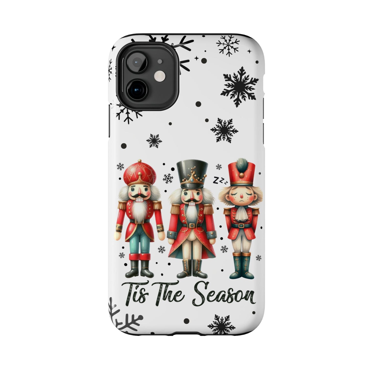 Nutcracker iPhone 16 Case, Christmas iPhone Cover, Festive Holiday Accessory, Cute Xmas Phone Protector, Winter Santa Tech