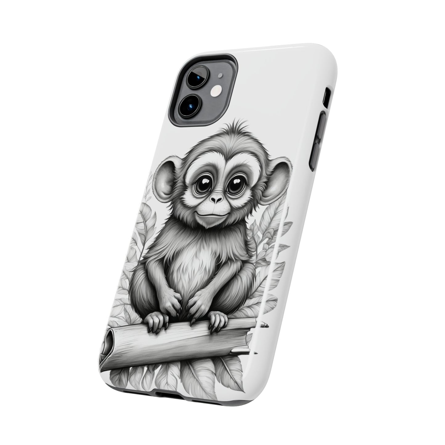 Monkey sketch art phone case iPhone accessories