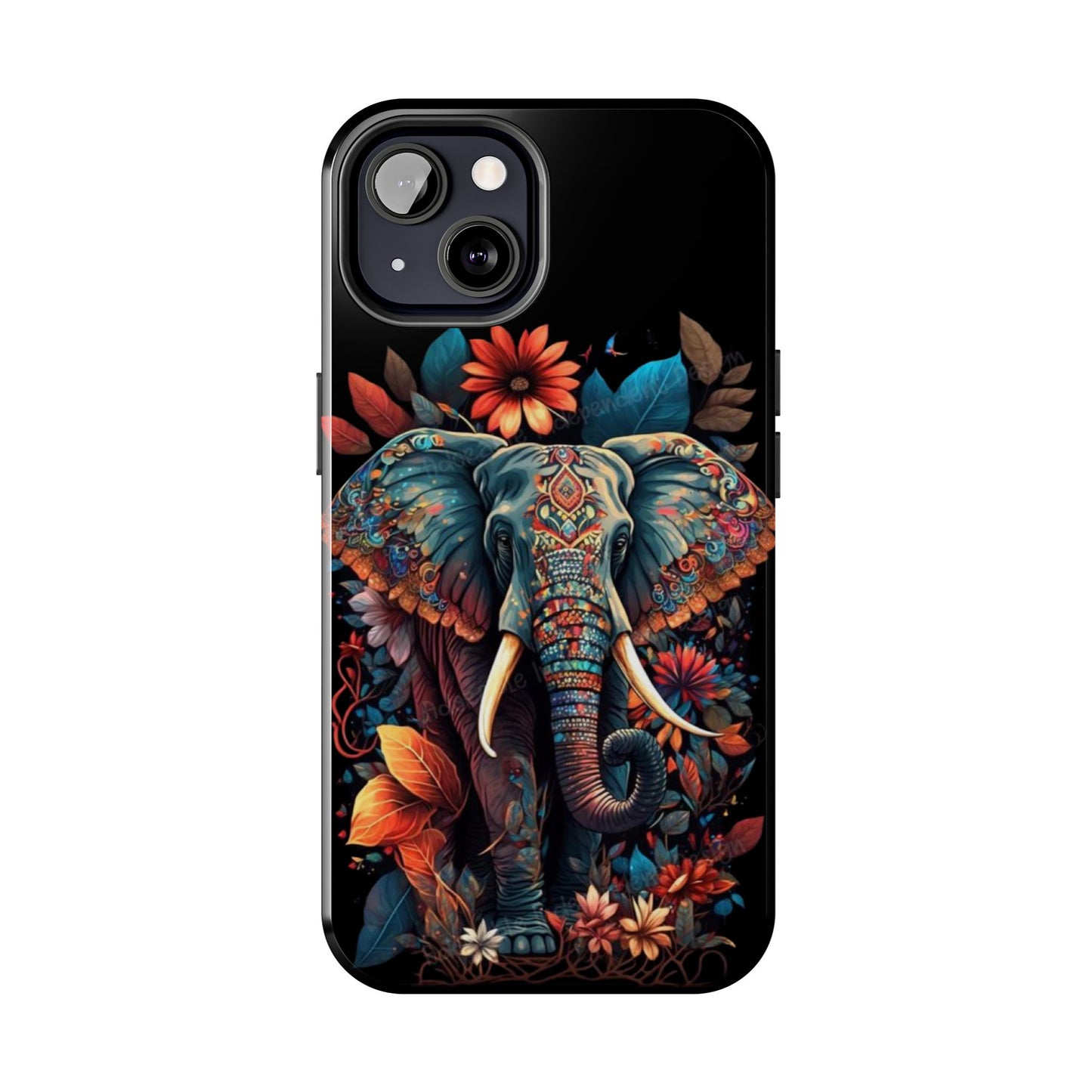 Autumn Elephant Bliss unique phone case- iPhone compatible