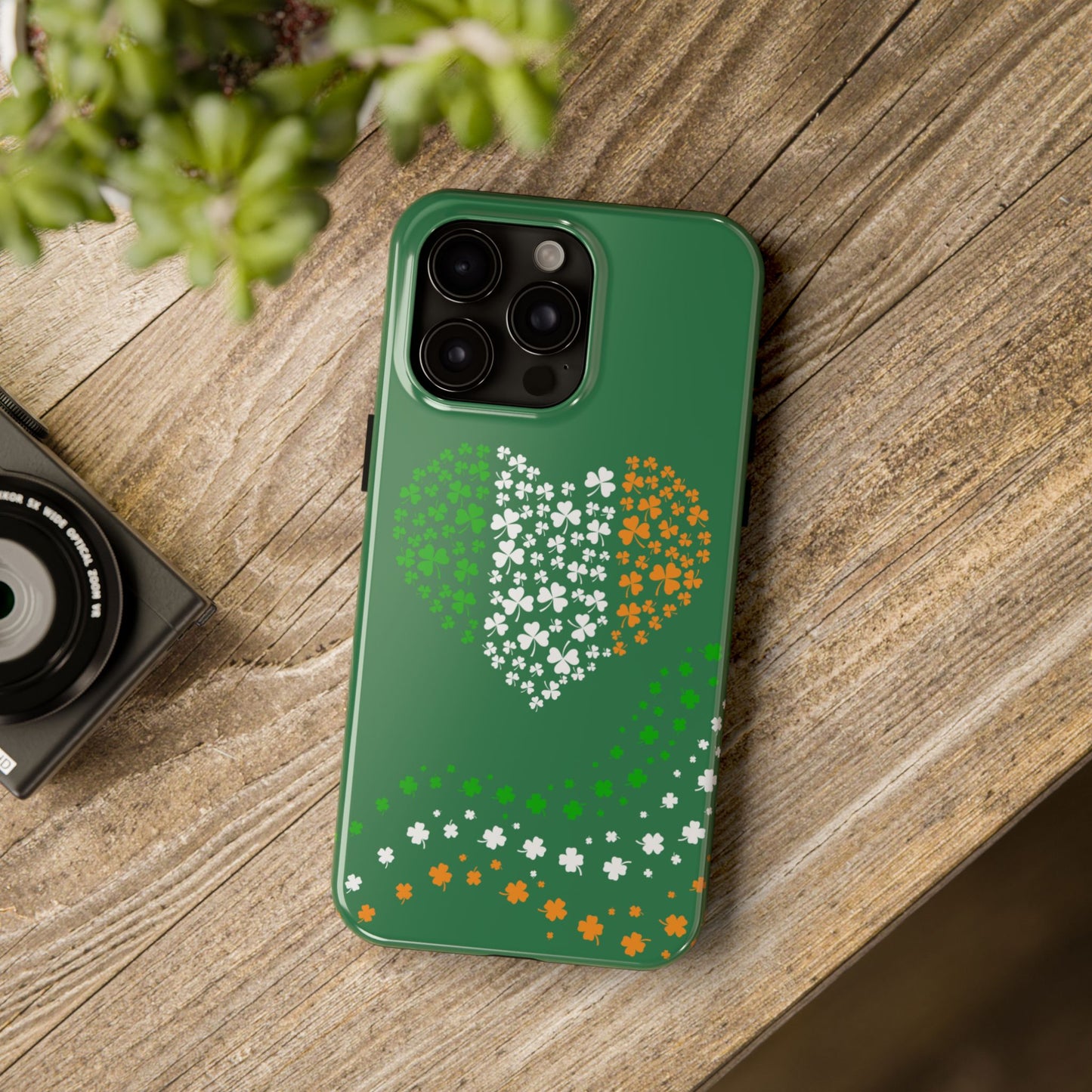 St. Patty's Phone Case-Irish heart- iPhone compatible