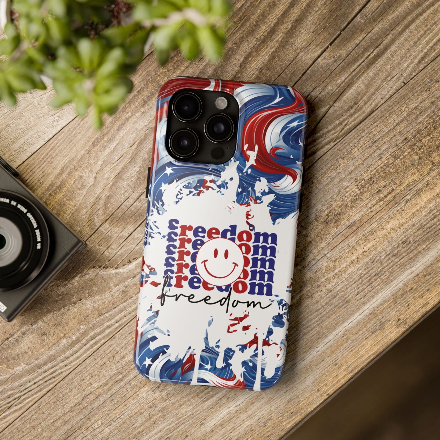 Freedom 4th of July phone case- iPhone compatible models 11-16