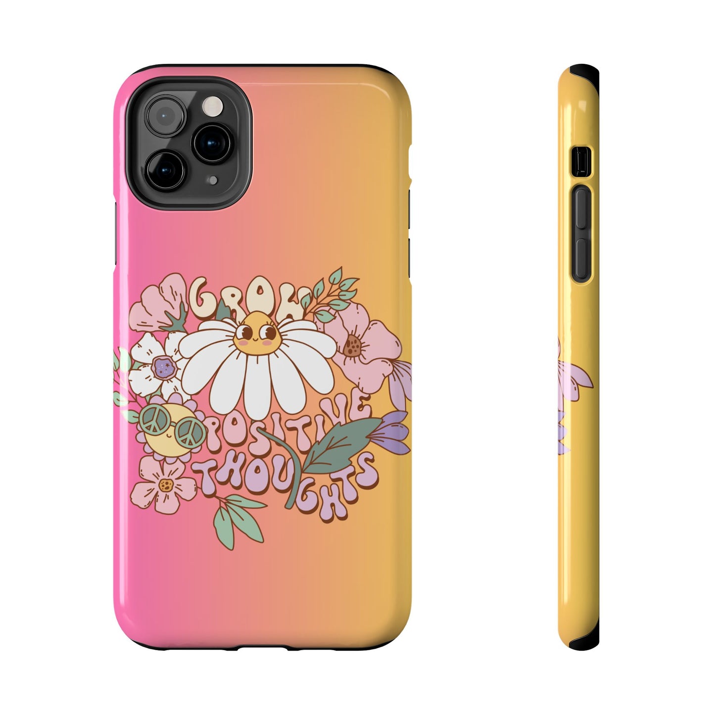 Grow positive thoughts Phone Case iPhone compatible