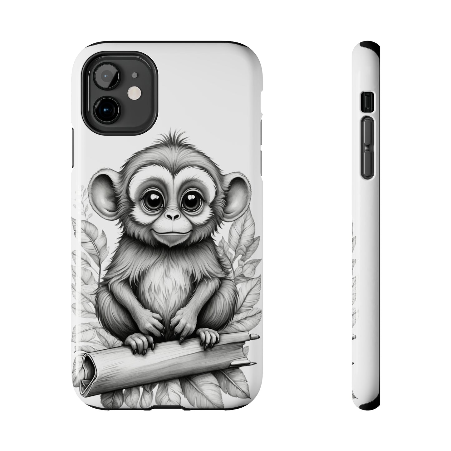 Monkey sketch art phone case iPhone accessories