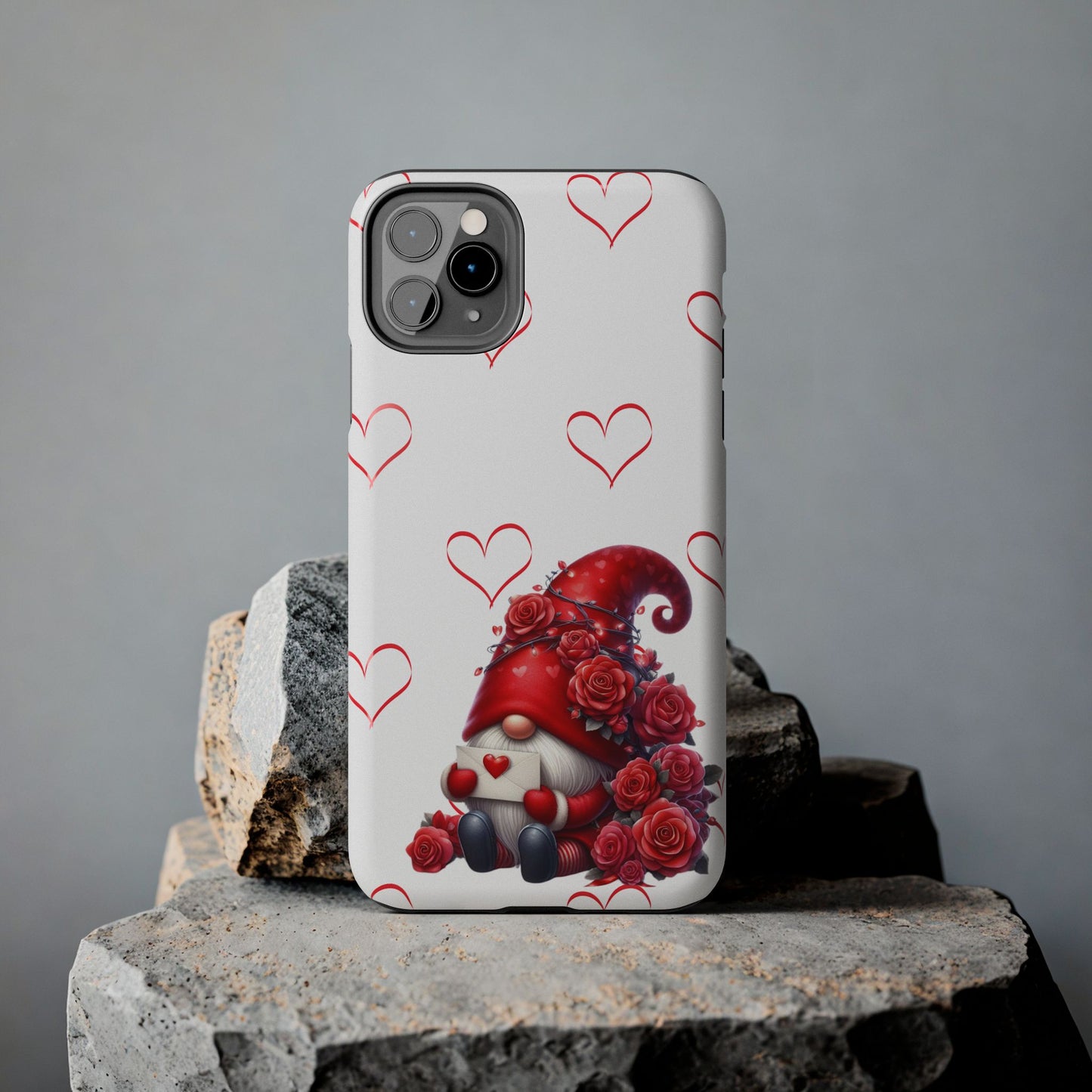 Love letter Gnome-Valentines day iPhone case- Romantic & stylish design