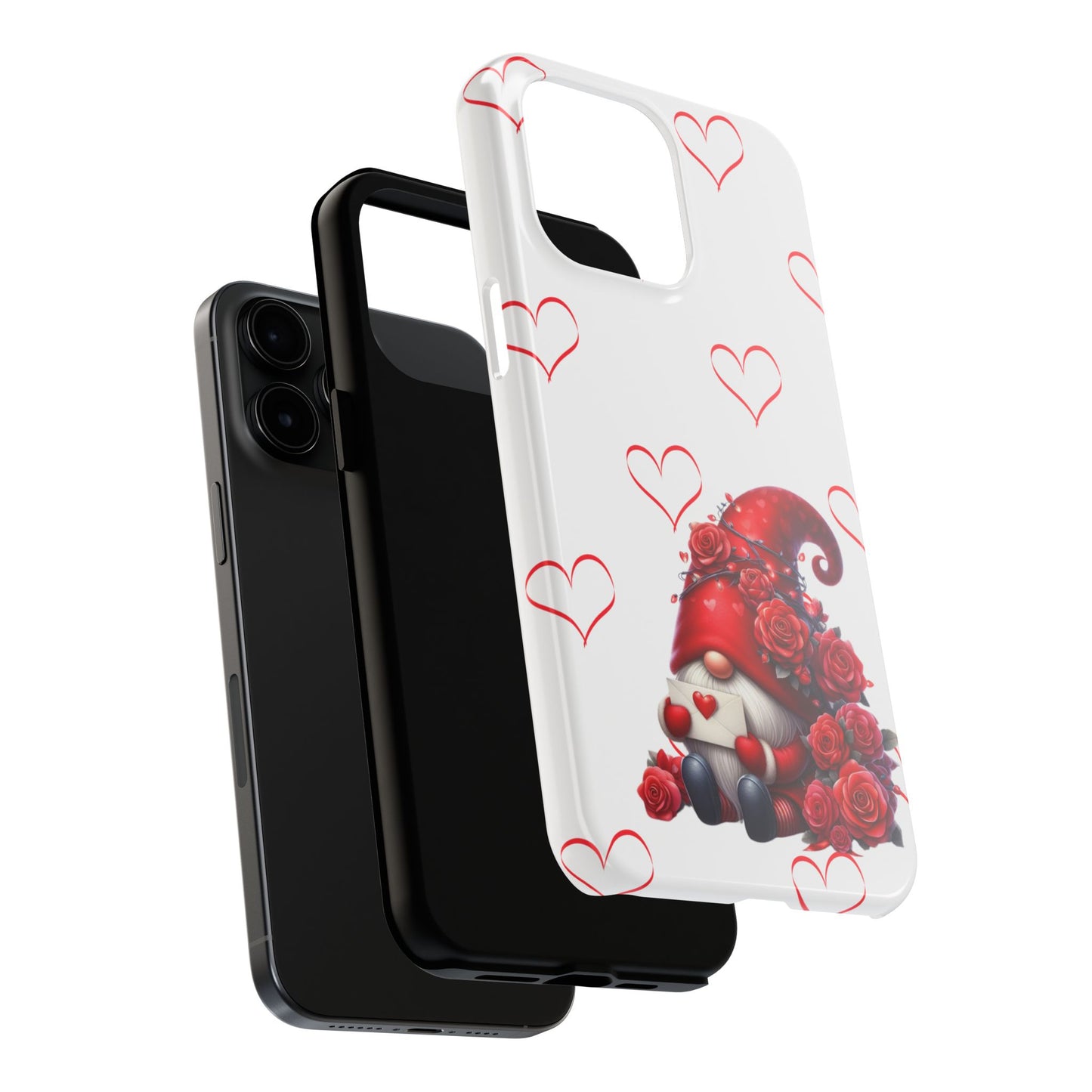 Love letter Gnome-Valentines day iPhone case- Romantic & stylish design