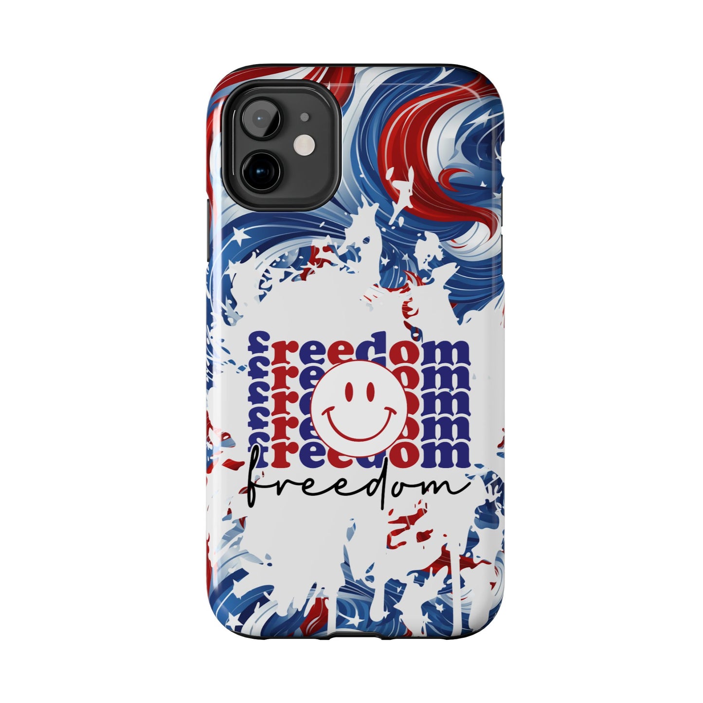 Freedom 4th of July phone case- iPhone compatible models 11-16