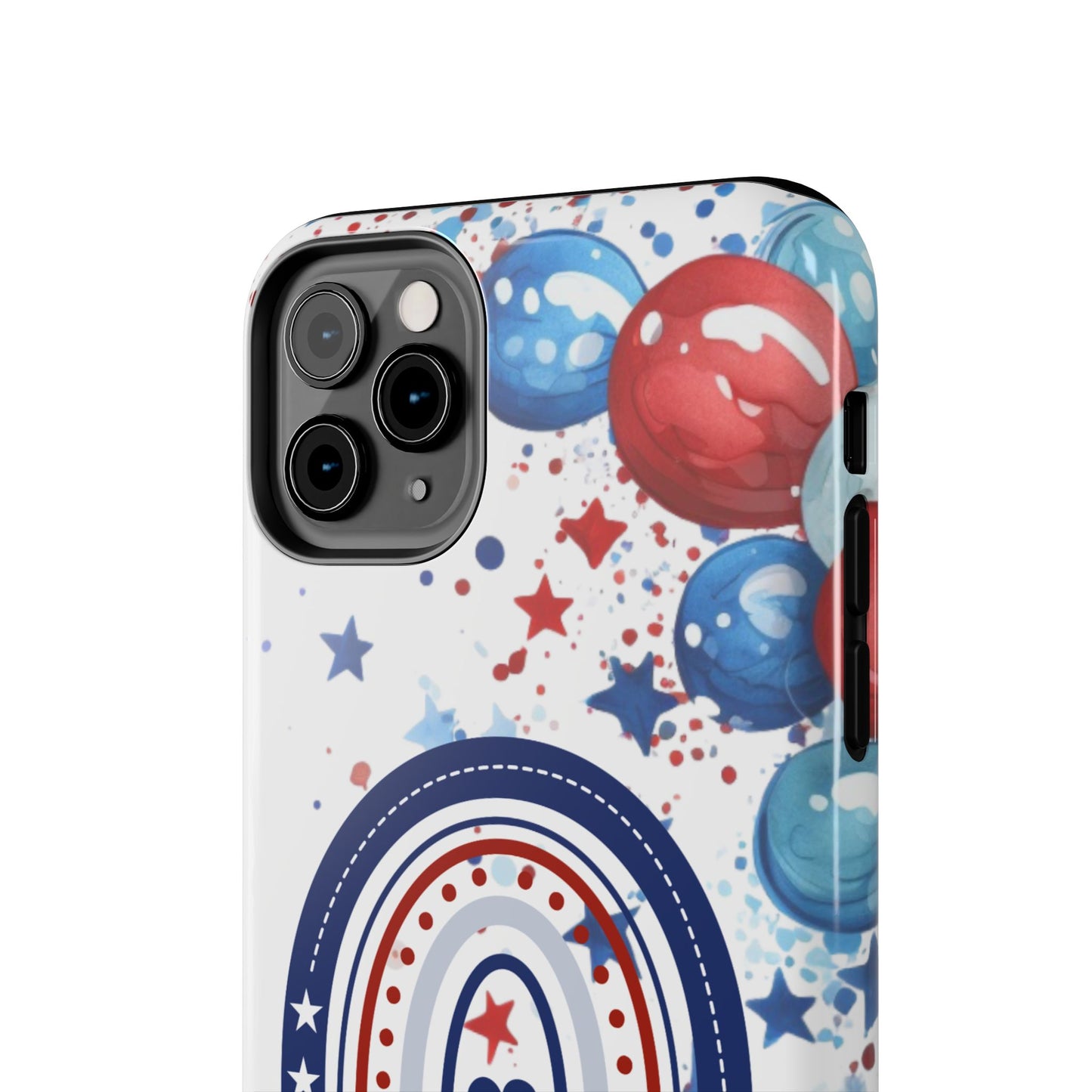GOD Bless America phone case- 4th of July accessories-Red, white & blue- iPhone compatible