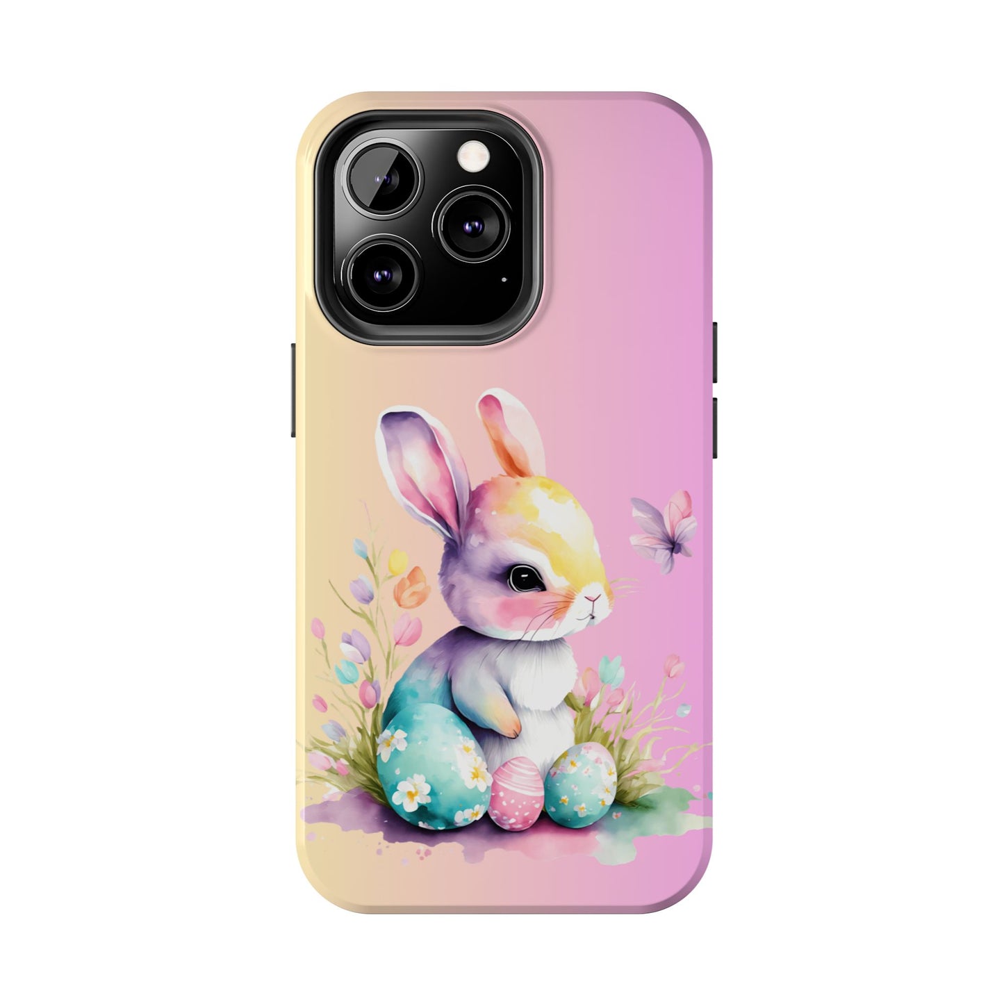 Pastel Spring Easter bunny Phone Case iPhone compatible