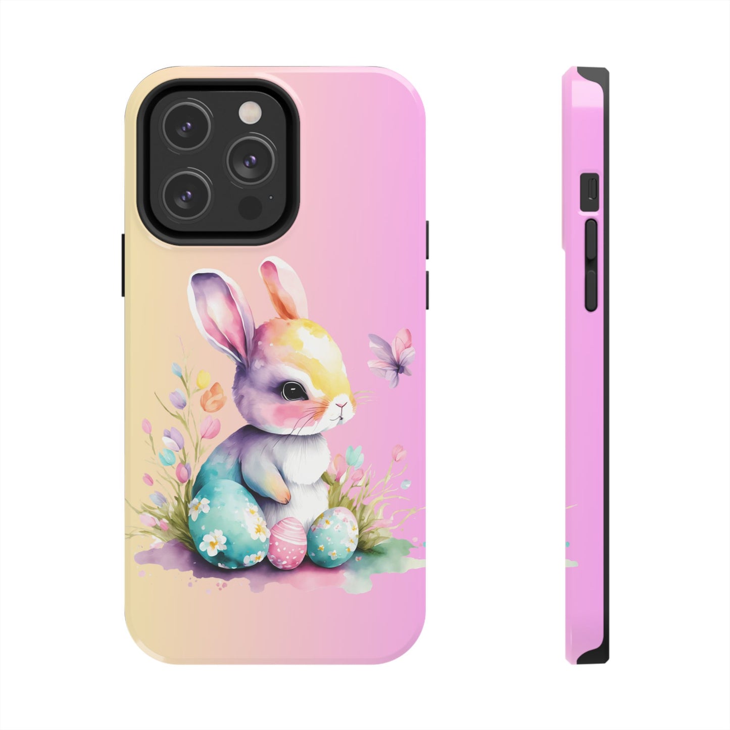 Pastel Spring Easter bunny Phone Case iPhone compatible