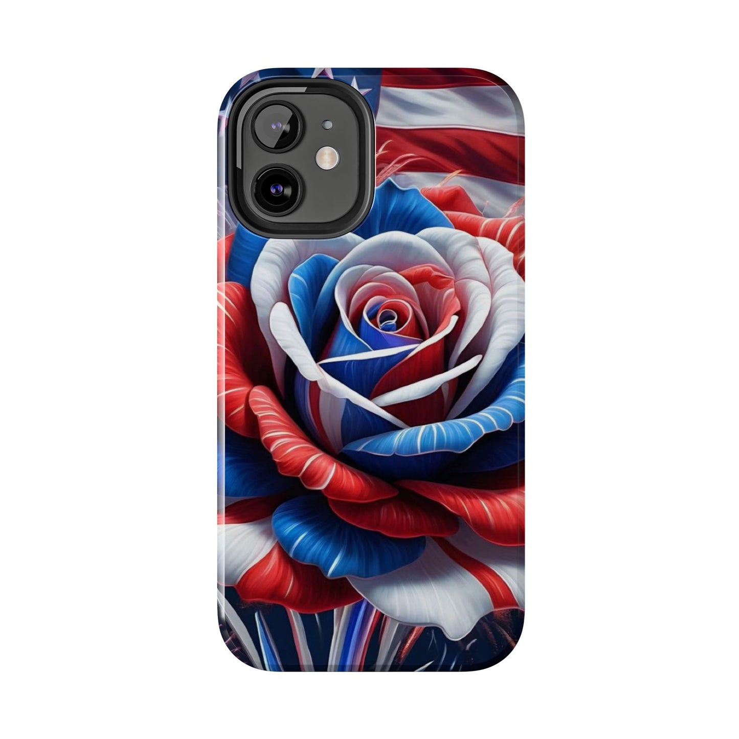 Freedom Rose patriotic Phone Case iPhone compatible models 11-16