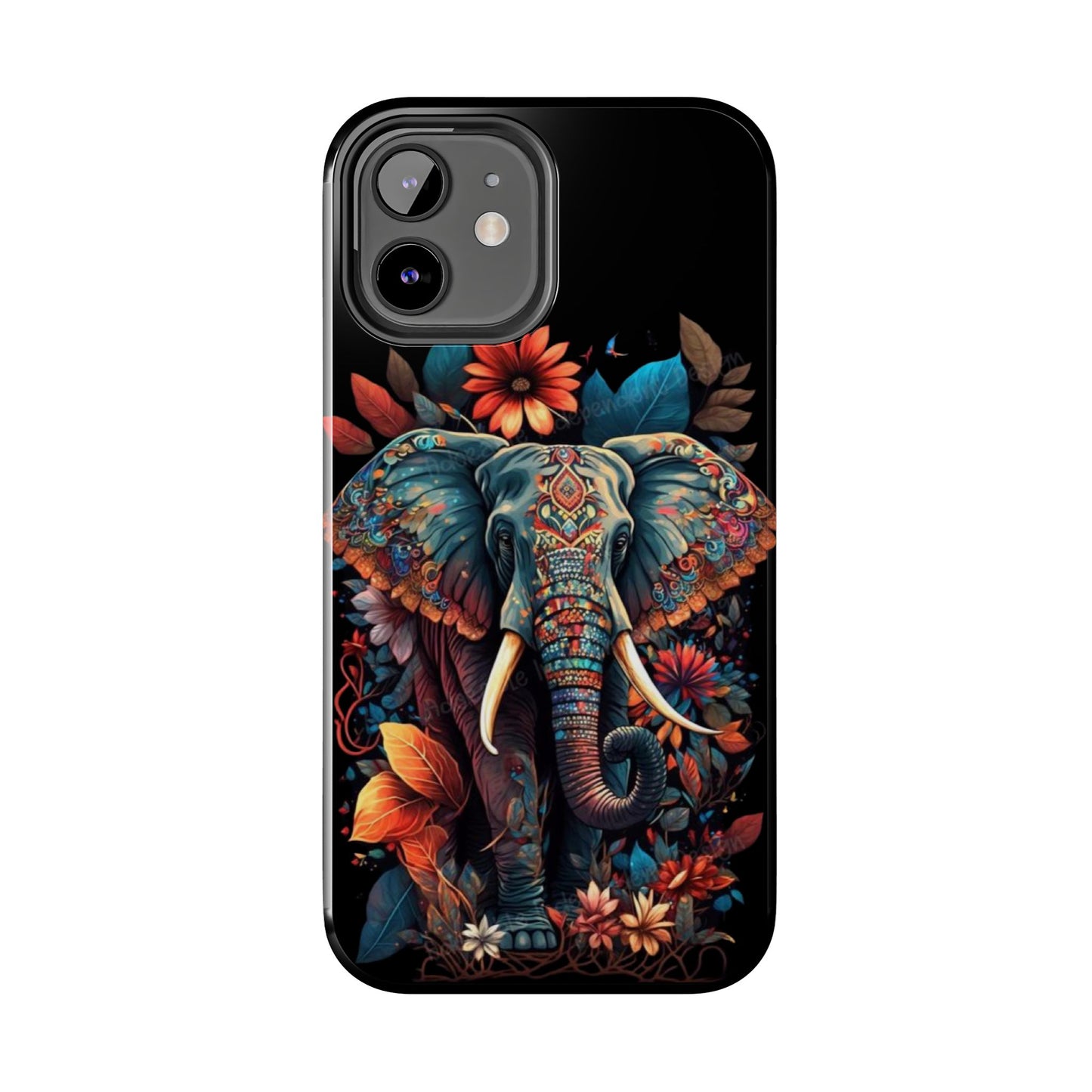Autumn Elephant Bliss unique phone case- iPhone compatible