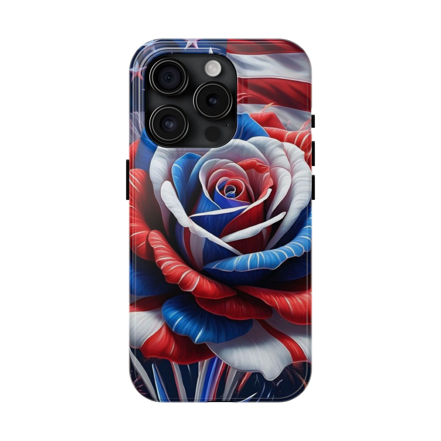 Freedom Rose patriotic Phone Case iPhone compatible models 11-16