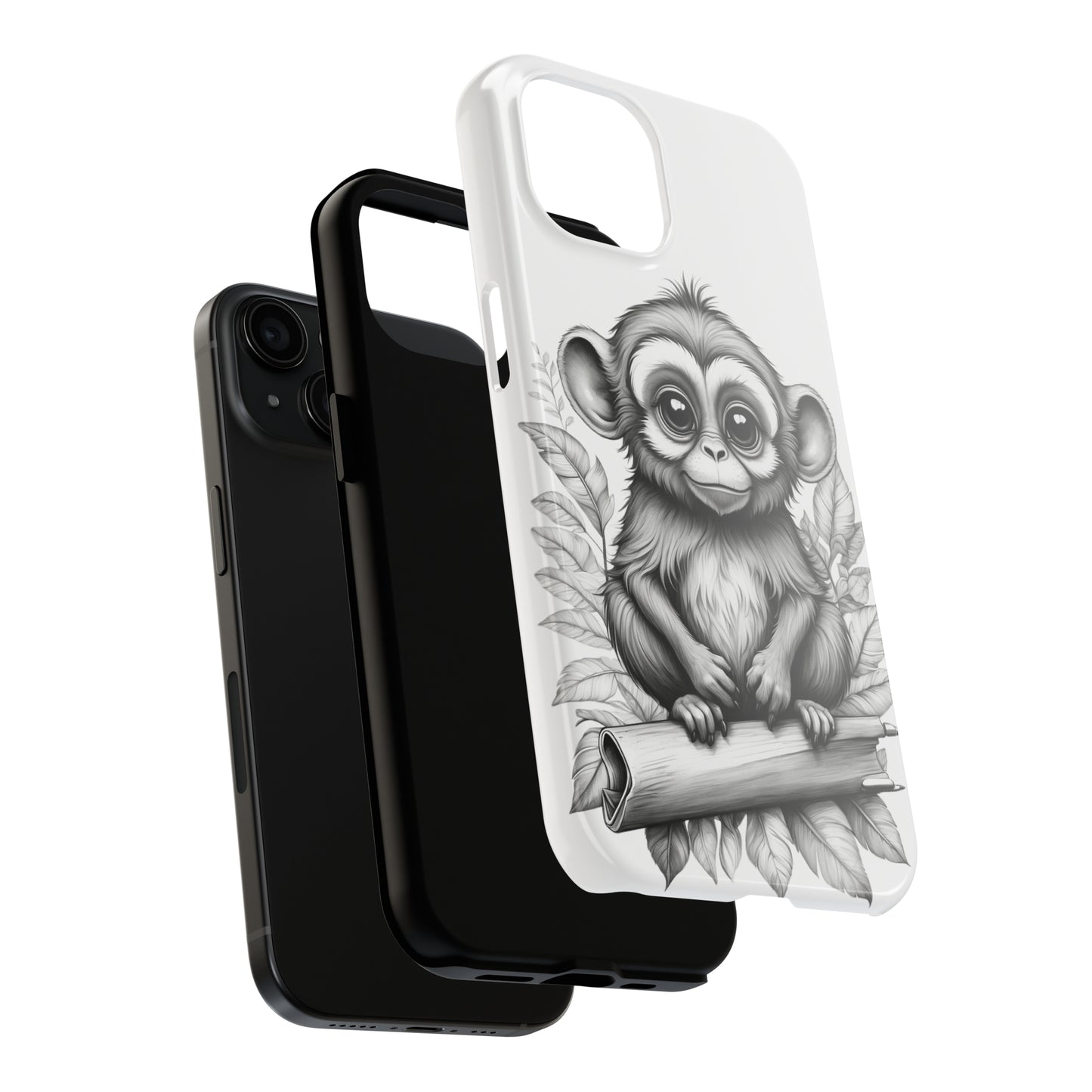 Monkey sketch art phone case iPhone accessories