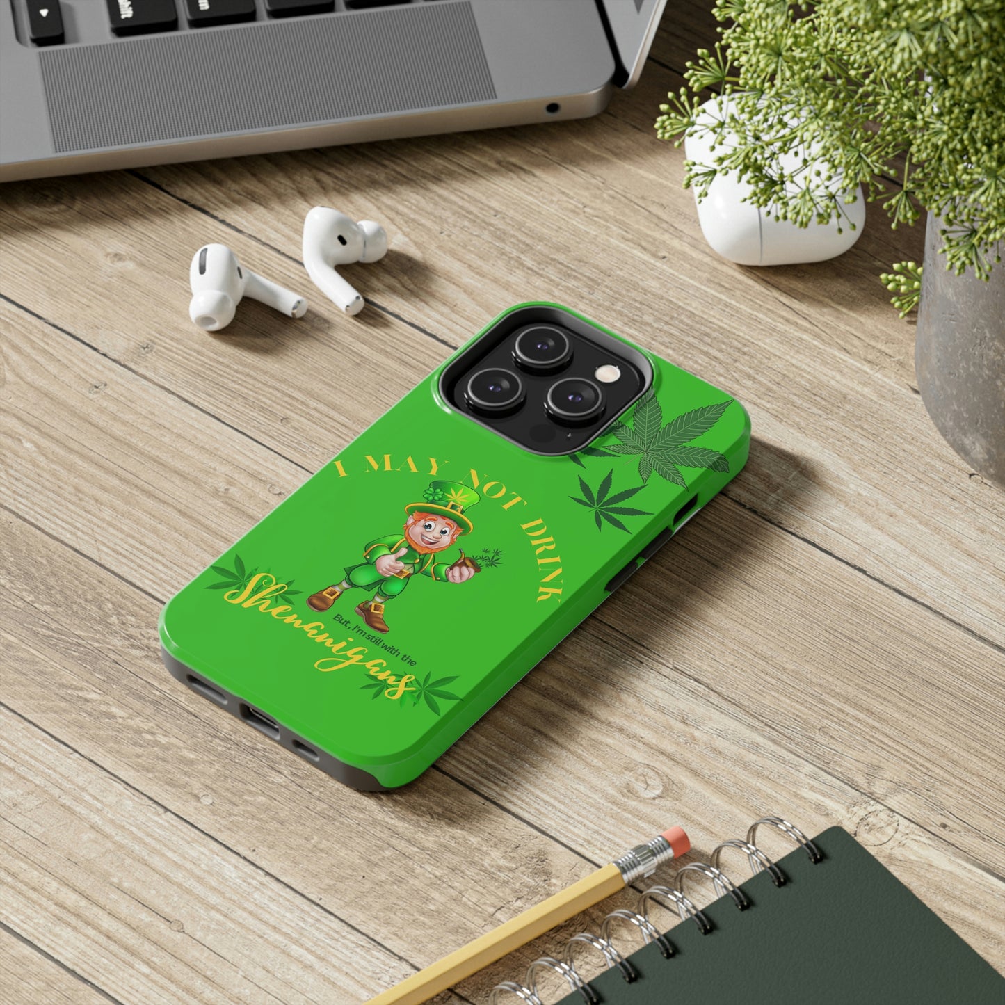 Hemp leprechaun Tough IPhone Cases, Case-Mate