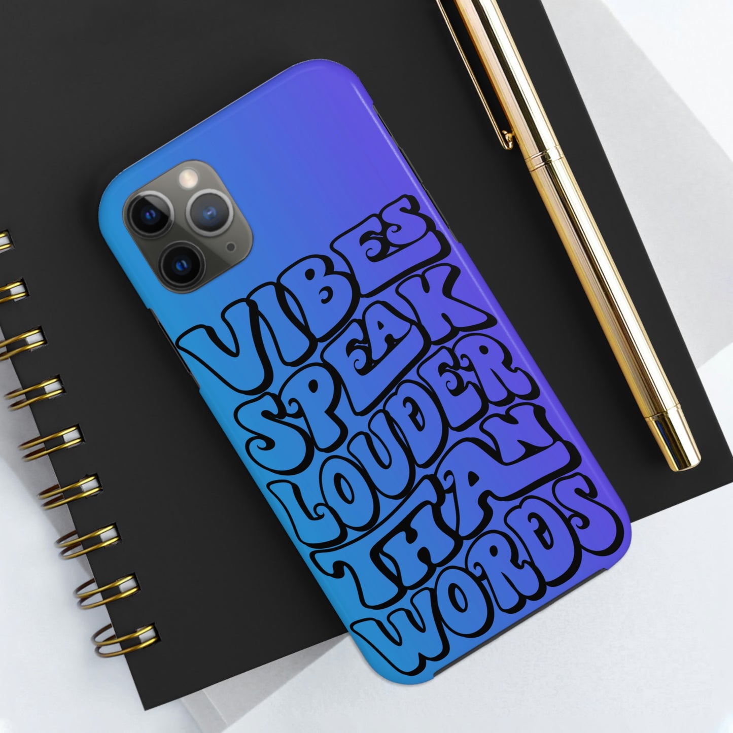 Vibes speak louder than words phone case iPhone 14 accessories