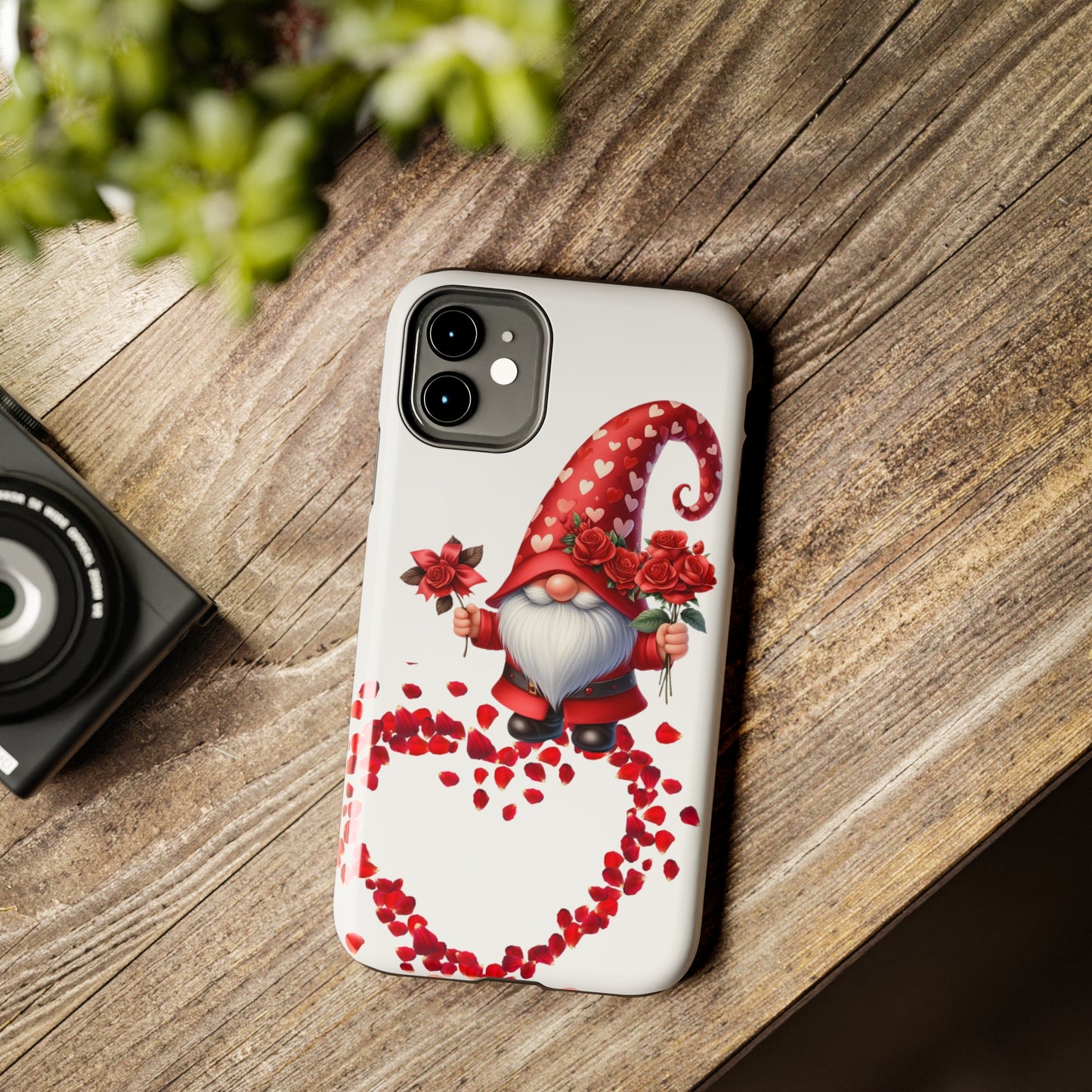 Gnome love/ Tough iPhone Case/ Valentines Day