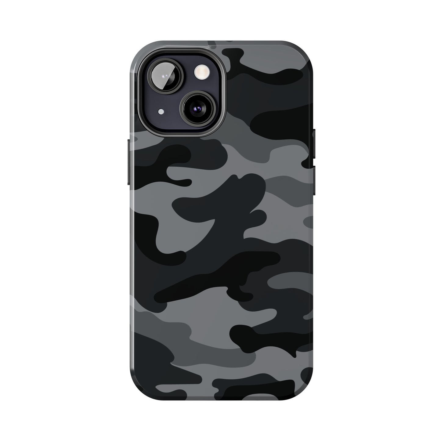 Black & Grey Camo Tough iPhone Case iPhone 15 accessories