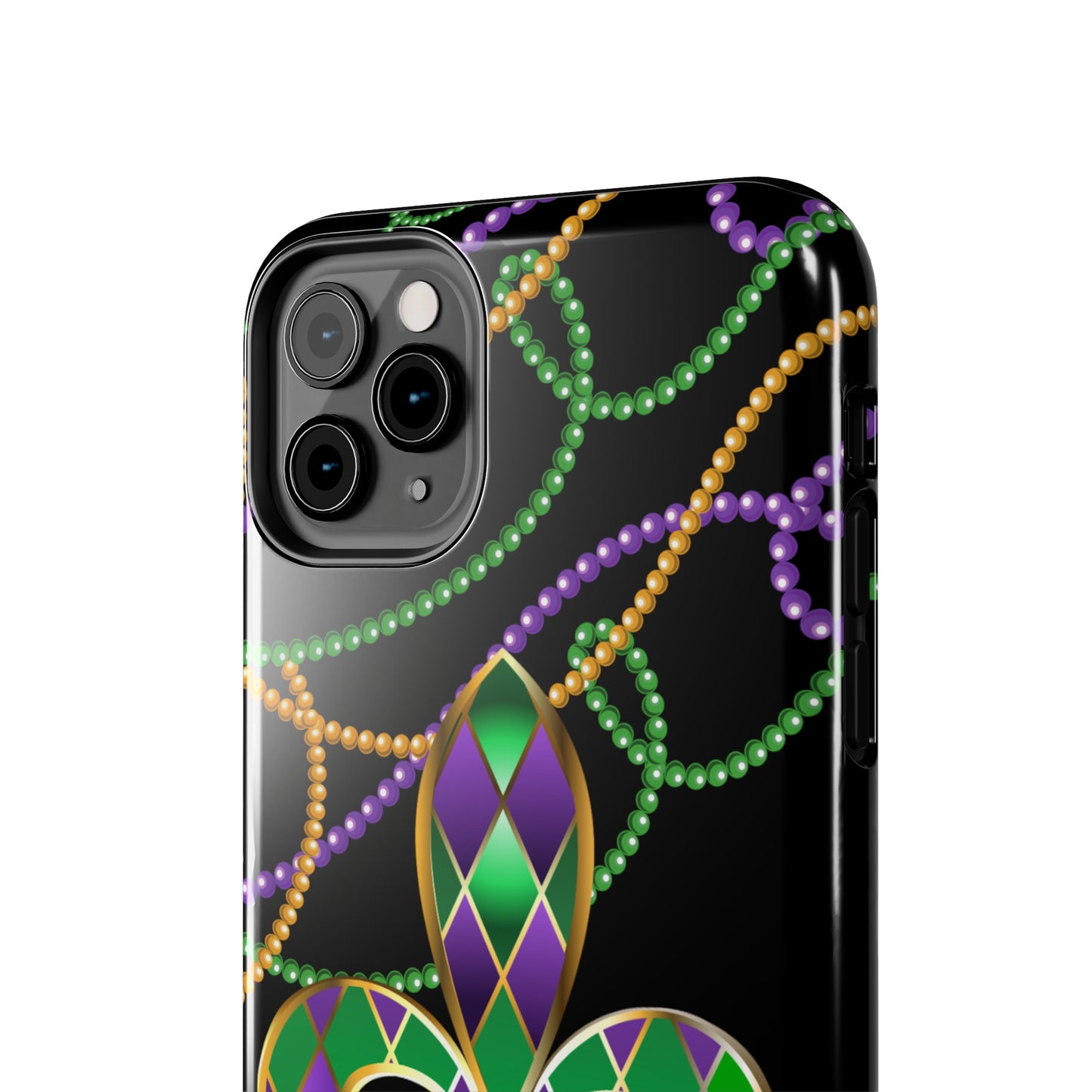 Blacked out Mardi Gras Tough iPhone Case iPhone 15 accessories