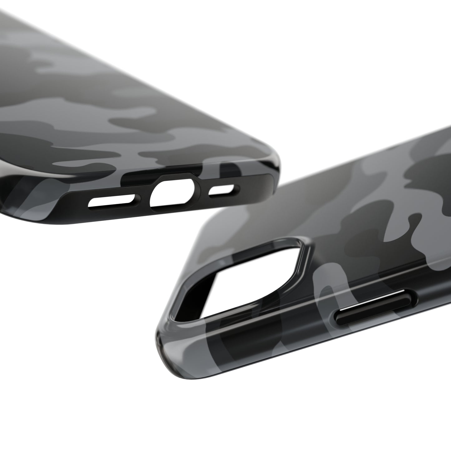 Black & Grey Camo Tough iPhone Case iPhone 15 accessories