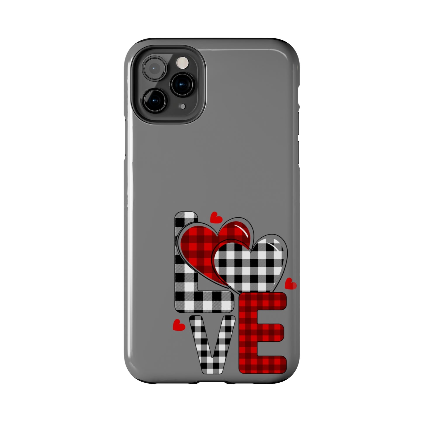 Grey LOVE/ Tough iPhone Case