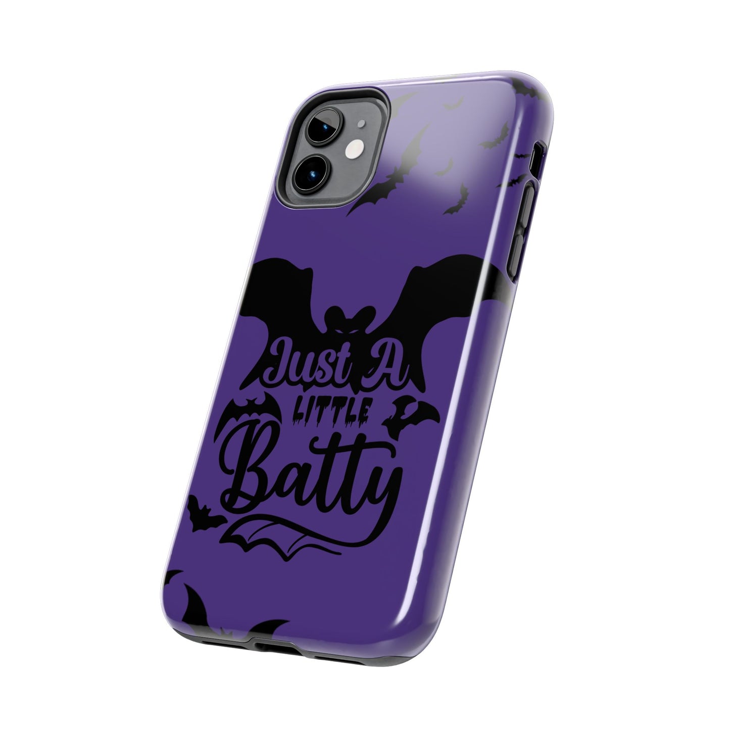 Just a little batty, Halloween Tough Phone Cases