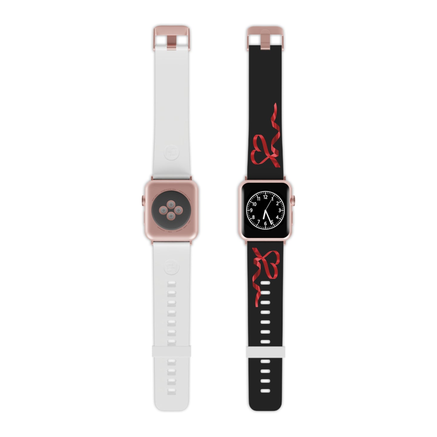 Valentines ribbon Watch Band for Apple Watch Series 1-9, SE and Ultra, 38-40mm/ 42-44mm