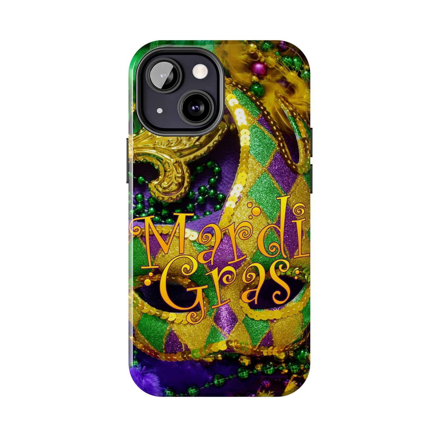 Wild night mardi gras Tough iPhone Case iPhone 15 accessories