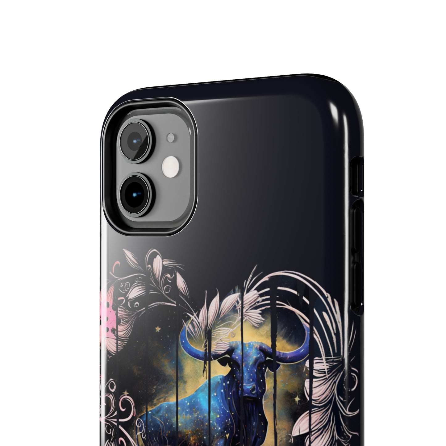 Taurus bull art Tough iPhone Case iphone 14 accessories