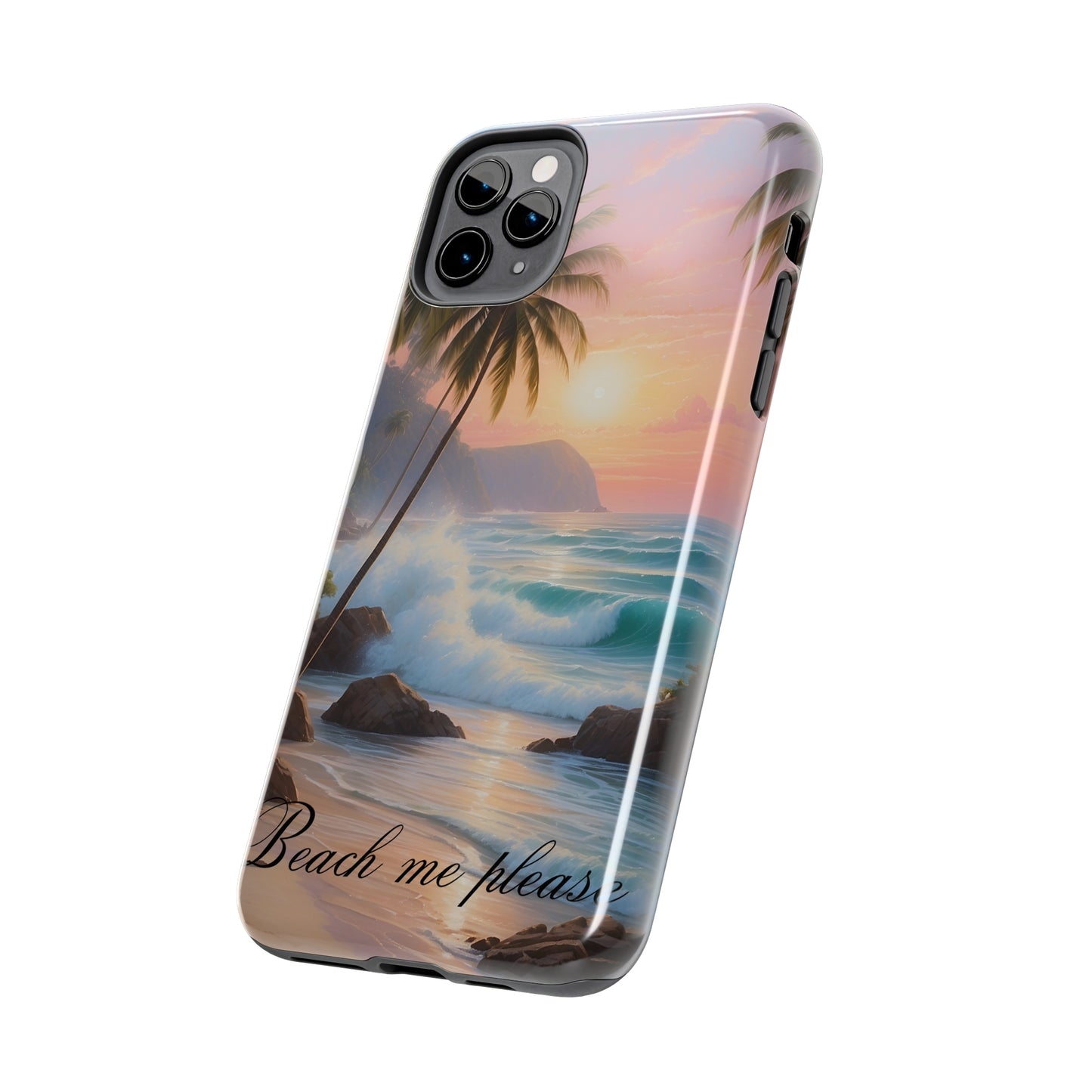 Beach me please! Tough IPhone Case/ Nature