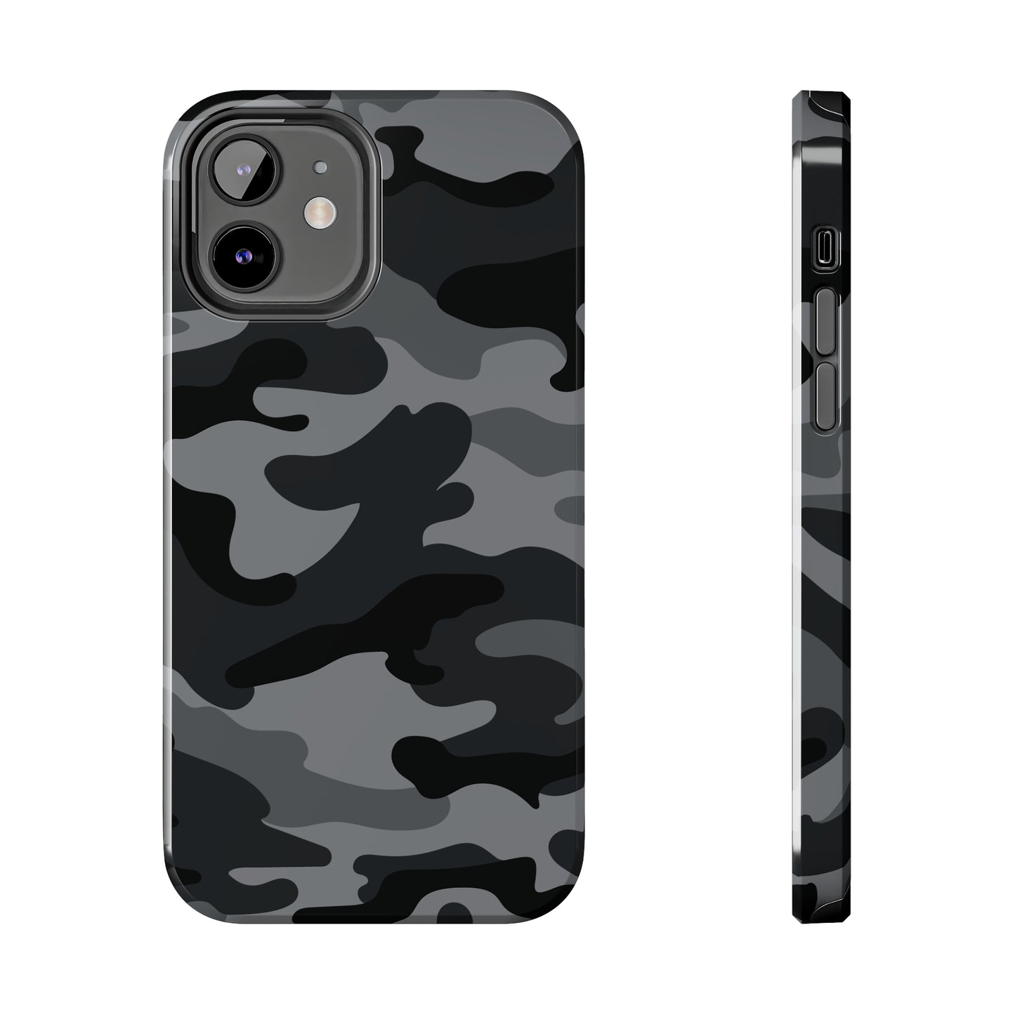 Black & Grey Camo Tough iPhone Case iPhone 15 accessories