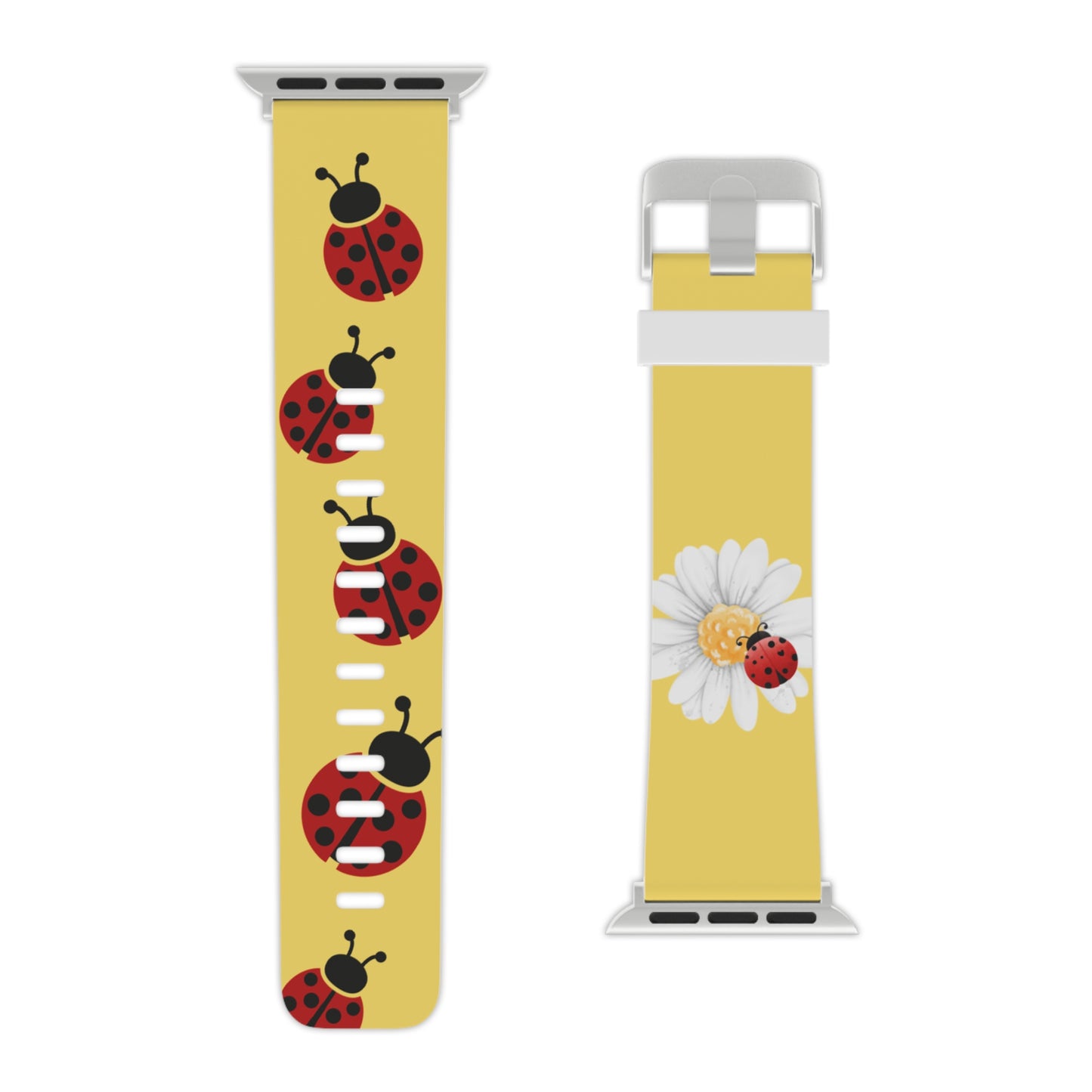 Ms. Lady Bug Watch Band for Apple Watch Series 1-9, SE and Ultra, 38-40mm/ 42-44mm