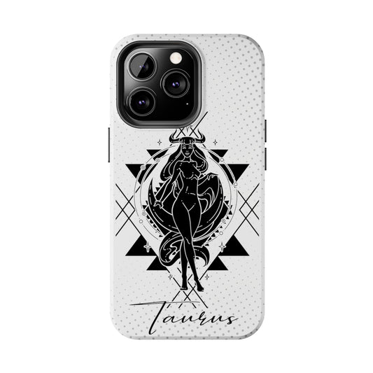 Black & white Taurus Tough iPhone Case iPhone accessories