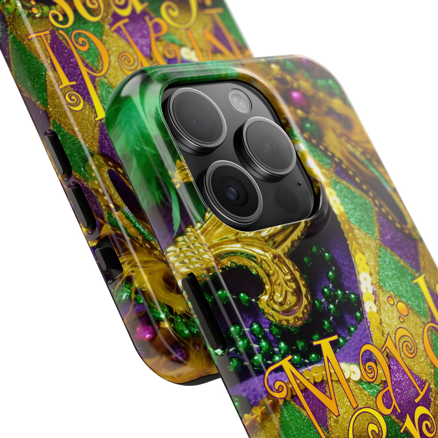 Wild night mardi gras Tough iPhone Case iPhone 15 accessories