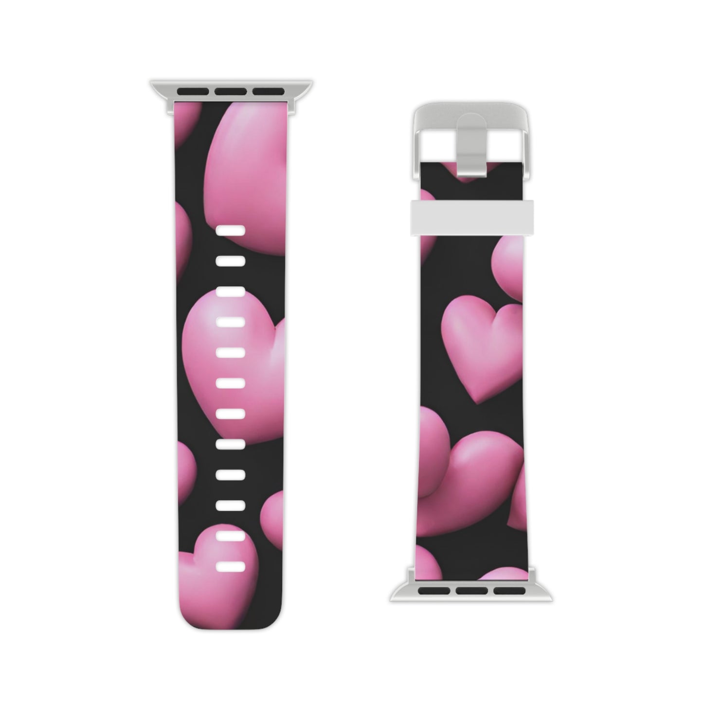 Bubble hearts Watch Band for Apple Watch Series 1-9, SE and Ultra, 38-40mm/ 42-44mm