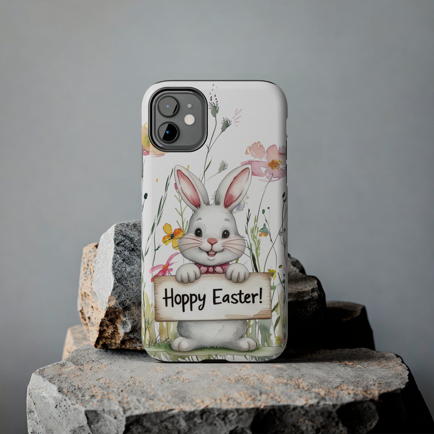 Hoppy Easter bunny Tough Phone Case iPhone 15 accessories