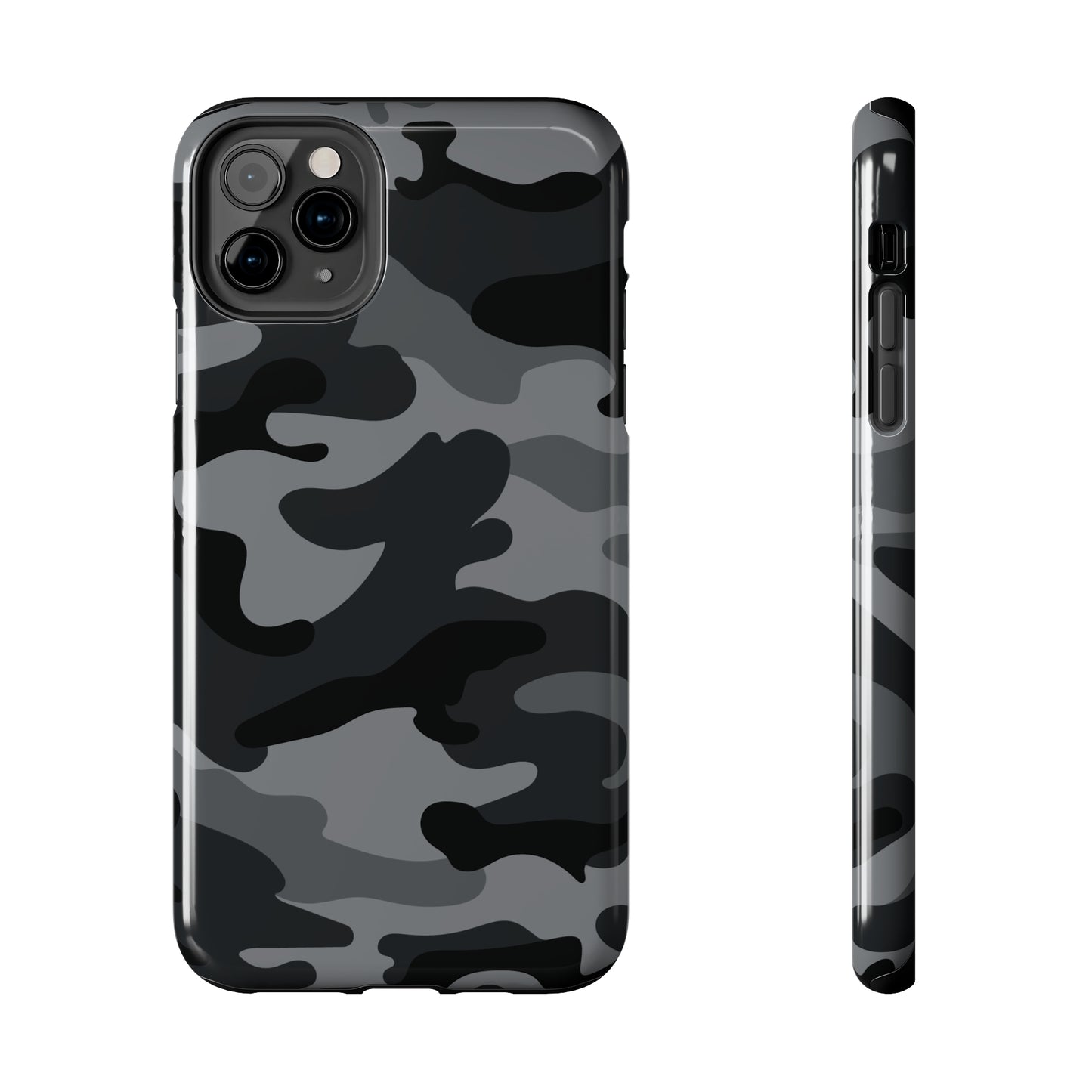 Black & Grey Camo Tough iPhone Case iPhone 15 accessories