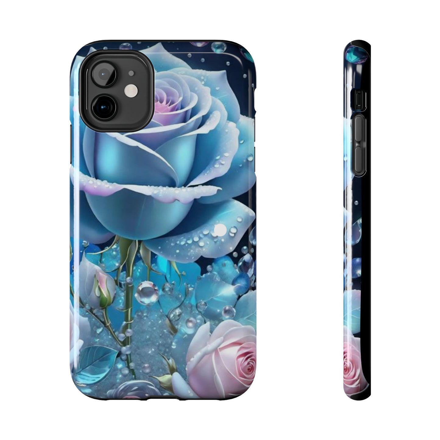 Rose drop, floral iPhone Cover, flower Accessory, Cute Phone Protector, seasonal Tech