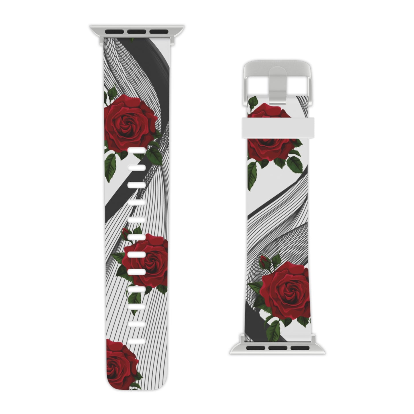 Roses are red Watch Band for Apple Watch Series 1-9, SE and Ultra, 38-40mm/ 42-44mm