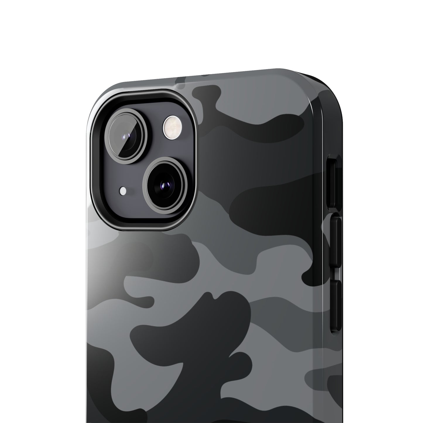 Black & Grey Camo Tough iPhone Case iPhone 15 accessories