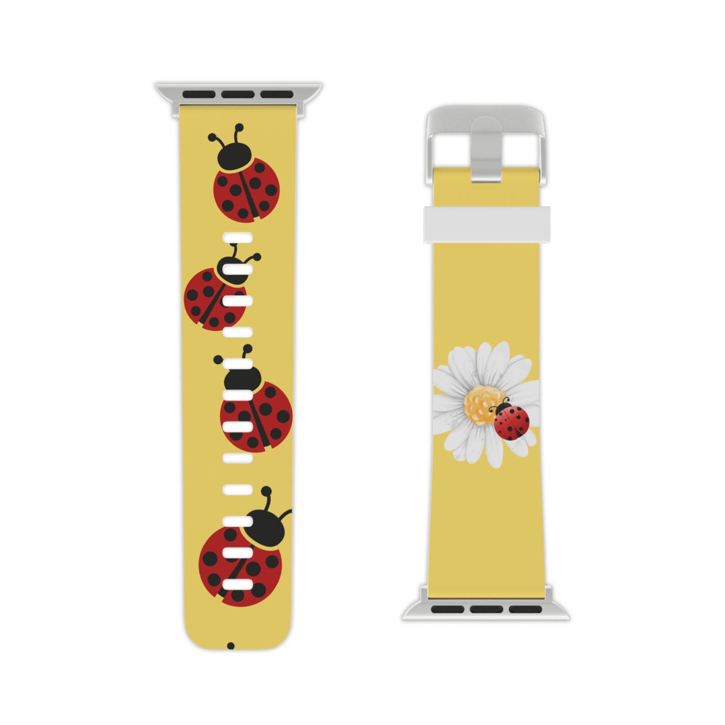 Ms. Lady Bug Watch Band for Apple Watch Series 1-9, SE and Ultra, 38-40mm/ 42-44mm